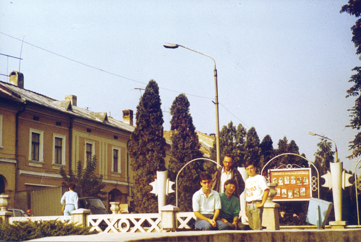 1988, Sighetul Marmației. Cu Andrei Damian, Paul Vinicius, Horia G�rbea
